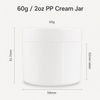 60g Double Wall PP Cream Jar with Inner Liner and Screw Lid