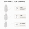 20mm White Plastic Pump Dispenser for Lotion And Personal Care