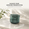 15g 30g 50g Green Acrylic Cosmetic Cream Jars with Plastic Caps