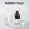 24mm PP Lotion Pump with Full Cover Cap for Cosmetic Bottles
