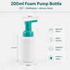 200ml Plastic Foam Pump Bottle with 40mm Neck for Skincare