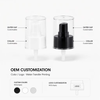 24mm PP Lotion Pump with Full Cover Cap for Cosmetic Bottles
