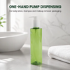 220ml PET Cosmetic Bottle with Pump for Lotion Shampoo and Makeup Remover