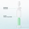 15ml 30ml Acrylic Airless Pump Bottles Refillable Cosmetic Containers