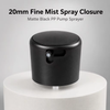 20mm Fine Mist Spray Closure with Matte Black Locking Cap