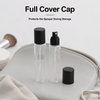 100ml 120ml PET Fine Mist Spray Bottles with Full Cover Cap