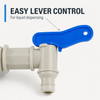 Plastic Drum Tap with 1/2in 3/4in Thread for PE Can and Container