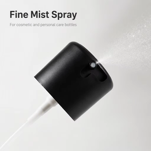 20mm Fine Mist Spray Closure with Matte Black Locking Cap