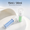 15ml 30ml Acrylic Airless Pump Bottles Refillable Cosmetic Containers